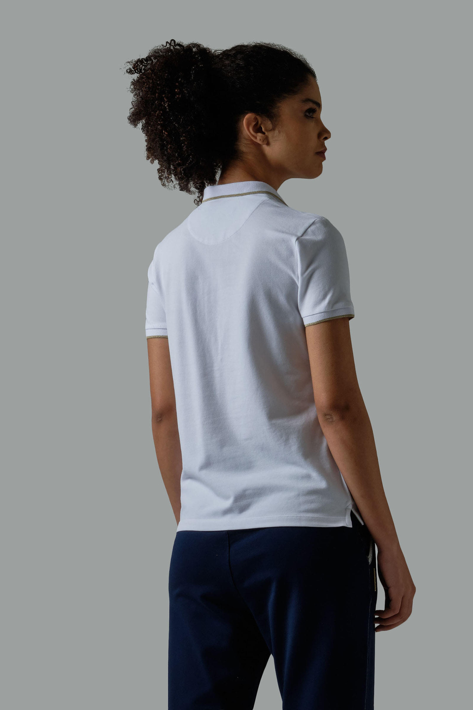 Regular-fit sequin polo shirt - La Martina - Official Online Shop