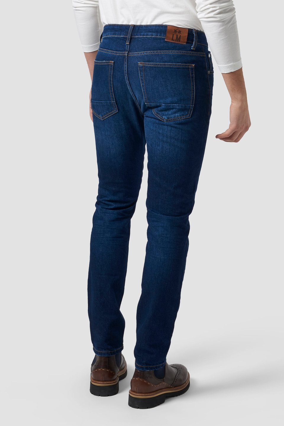 5-pocket cotton trousers - La Martina - Official Online Shop