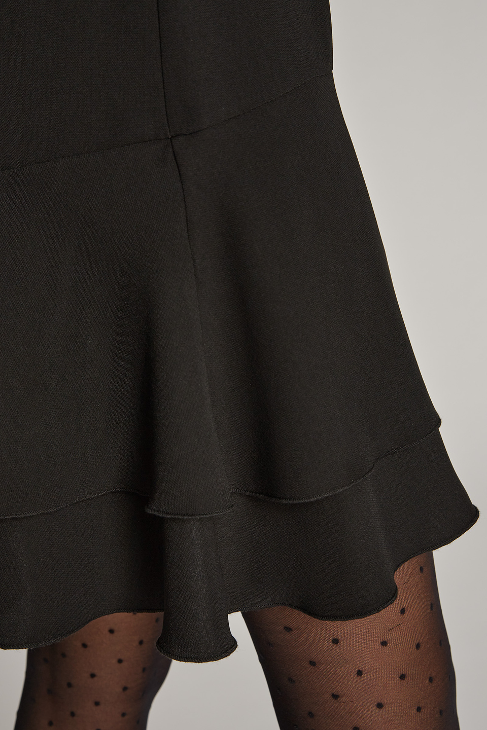 Women's long-sleeved midi shirt dress in silk-look crepe fabric - La Martina - Official Online Shop