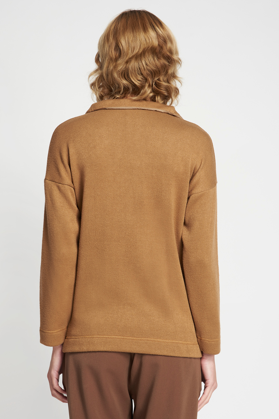 Synthetic fibre high-neck sweatshirt - La Martina - Official Online Shop