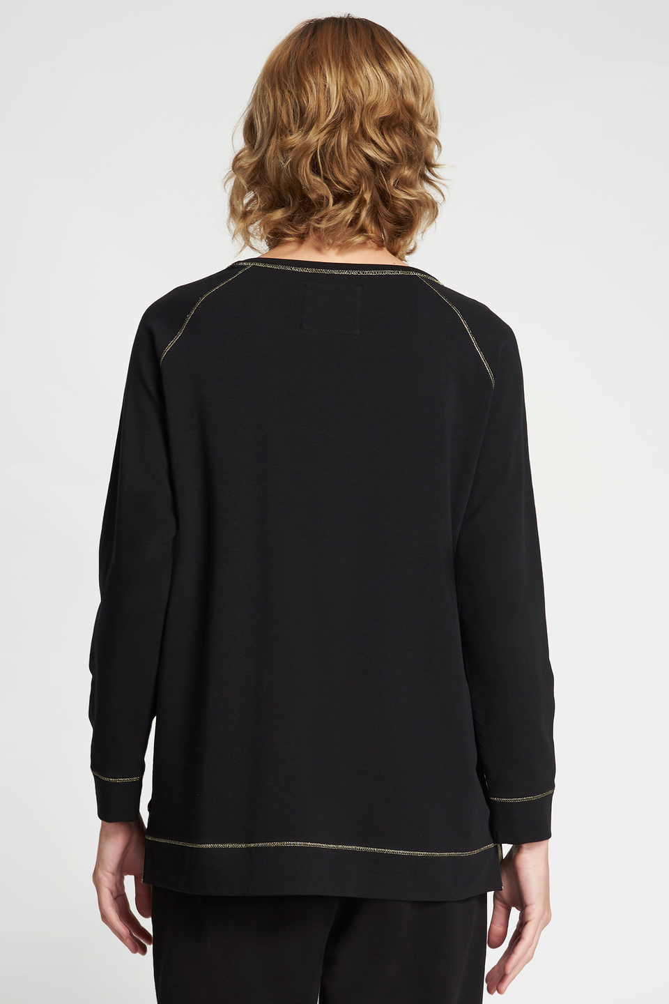 Stretch cotton sweatshirt - La Martina - Official Online Shop