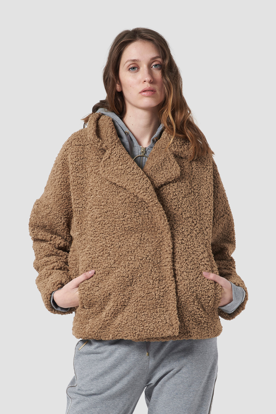 Women's short teddy jacket - La Martina - Official Online Shop