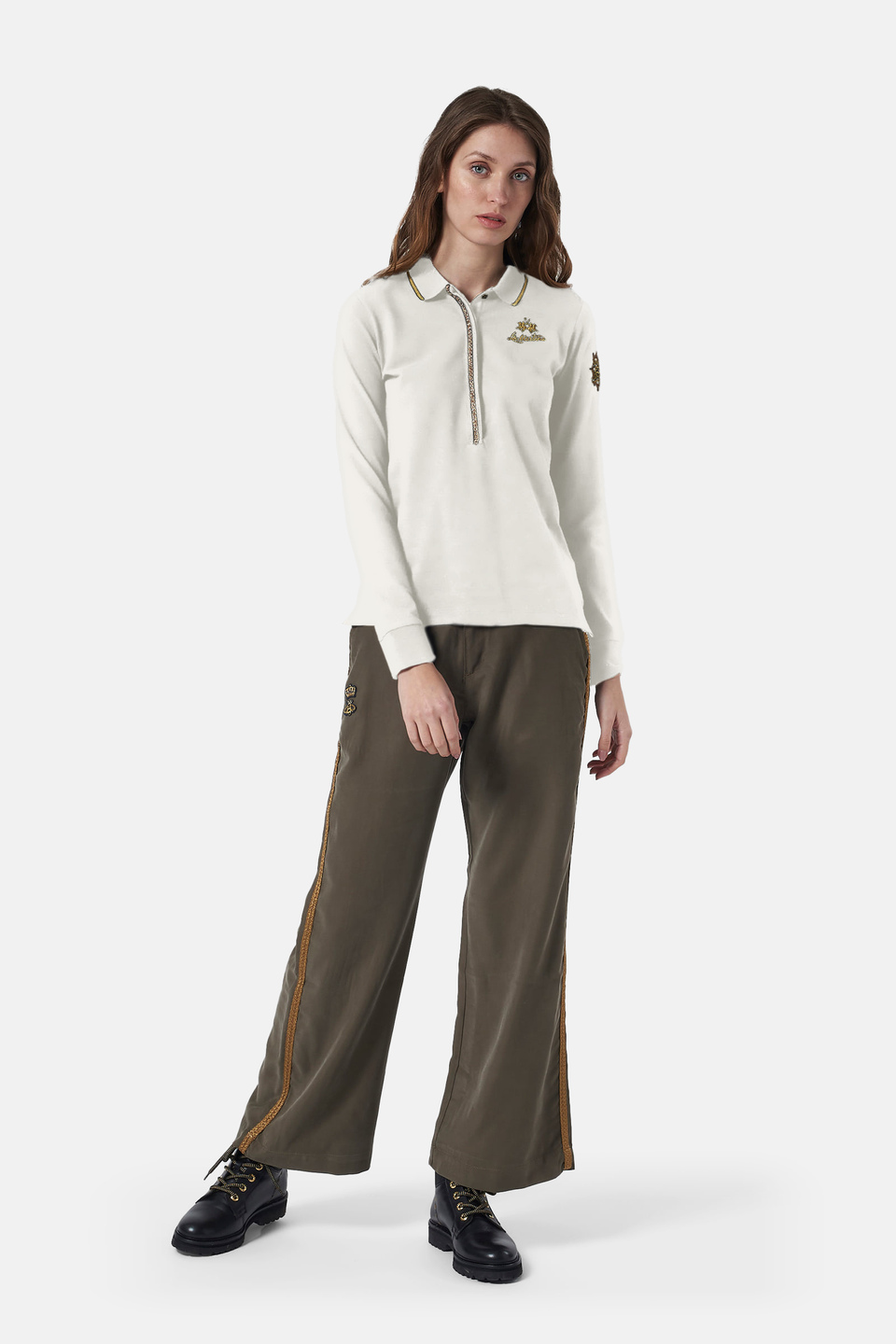 Classic stretch cotton polo shirt - La Martina - Official Online Shop