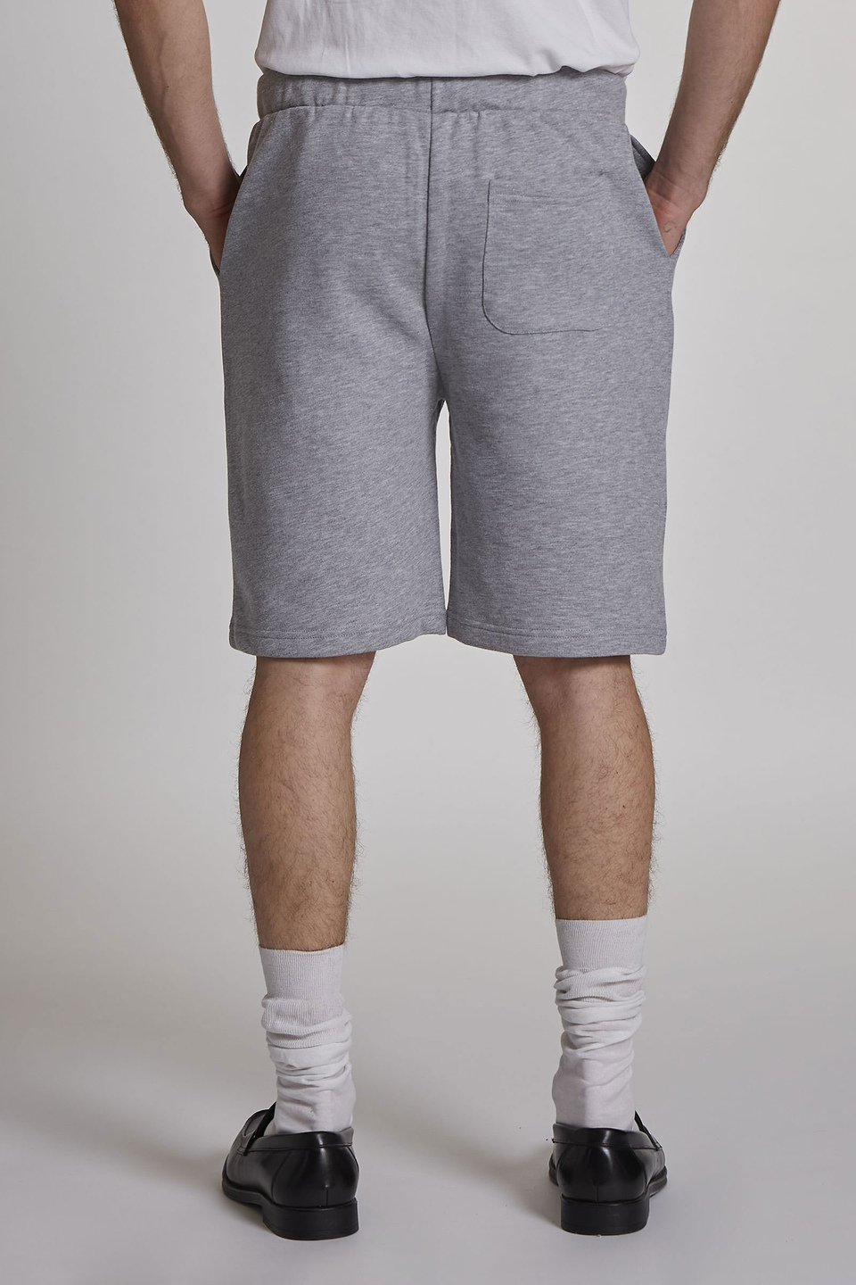 Regular-fit 100% cotton Bermuda shorts - La Martina - Official Online Shop