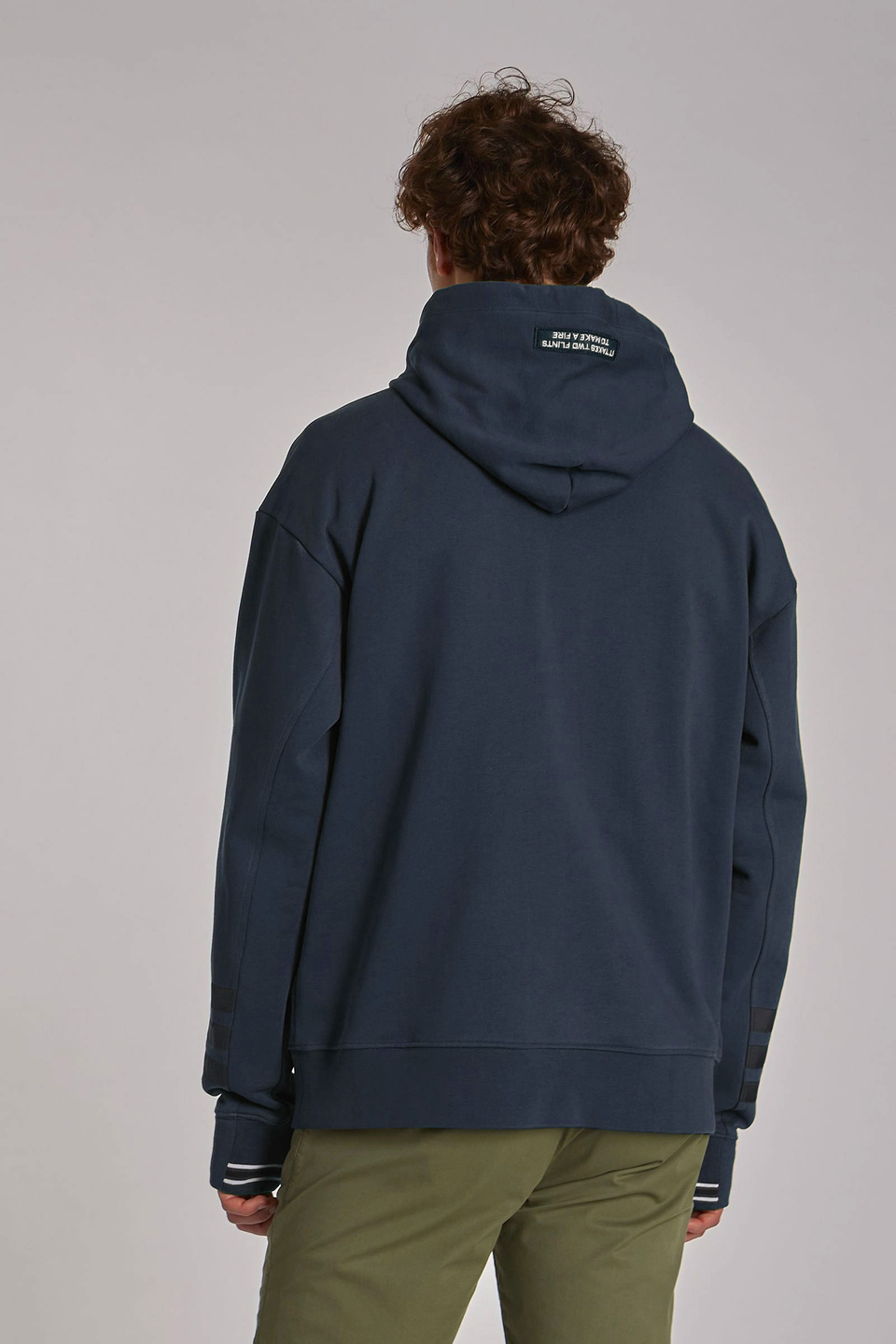Sweat-shirt à capuche homme en coton mélangé coupe confort - La Martina - Official Online Shop