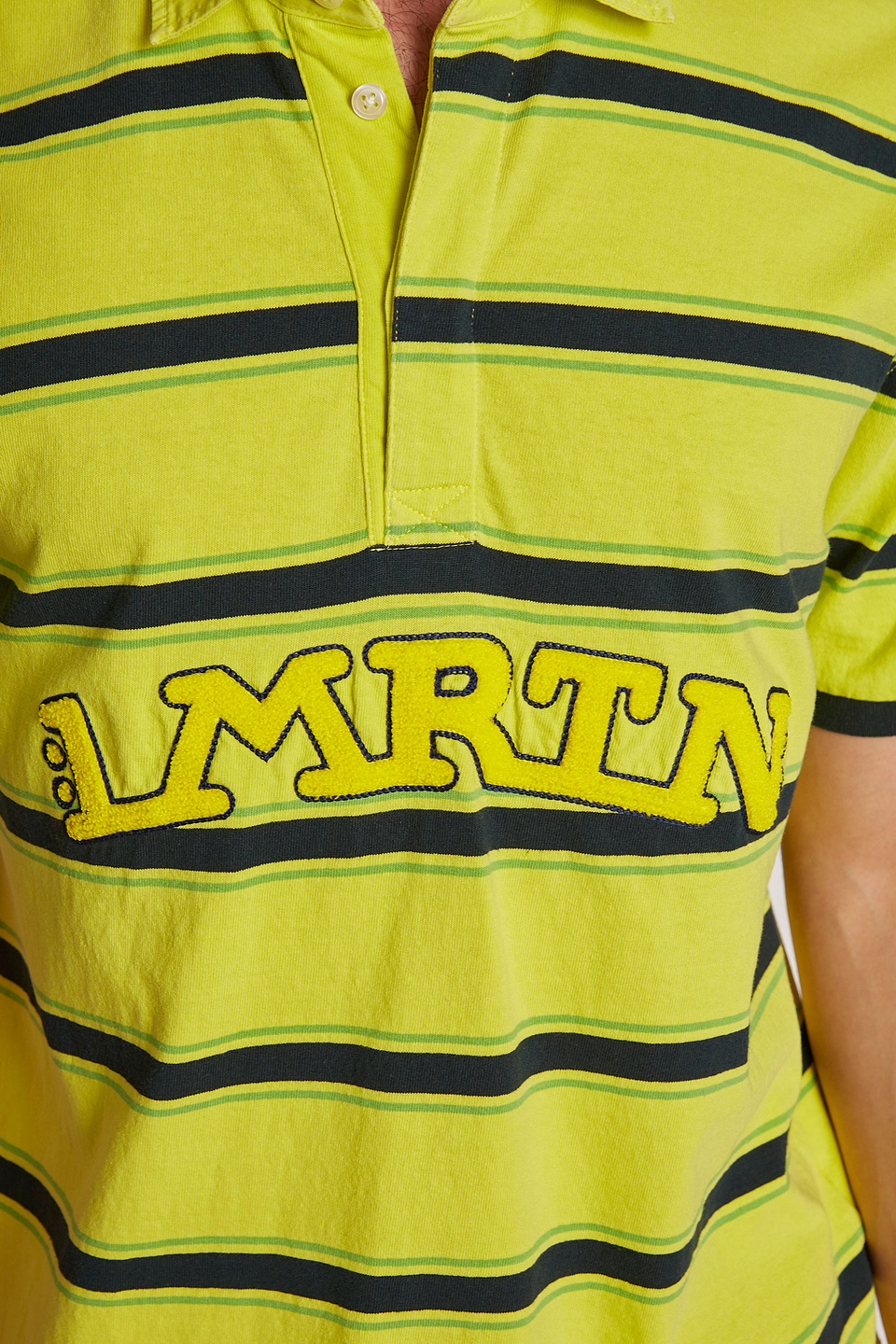 Herren-Poloshirt mit kurzem Arm aus 100 % Baumwolle, oversized Modell - La Martina - Official Online Shop