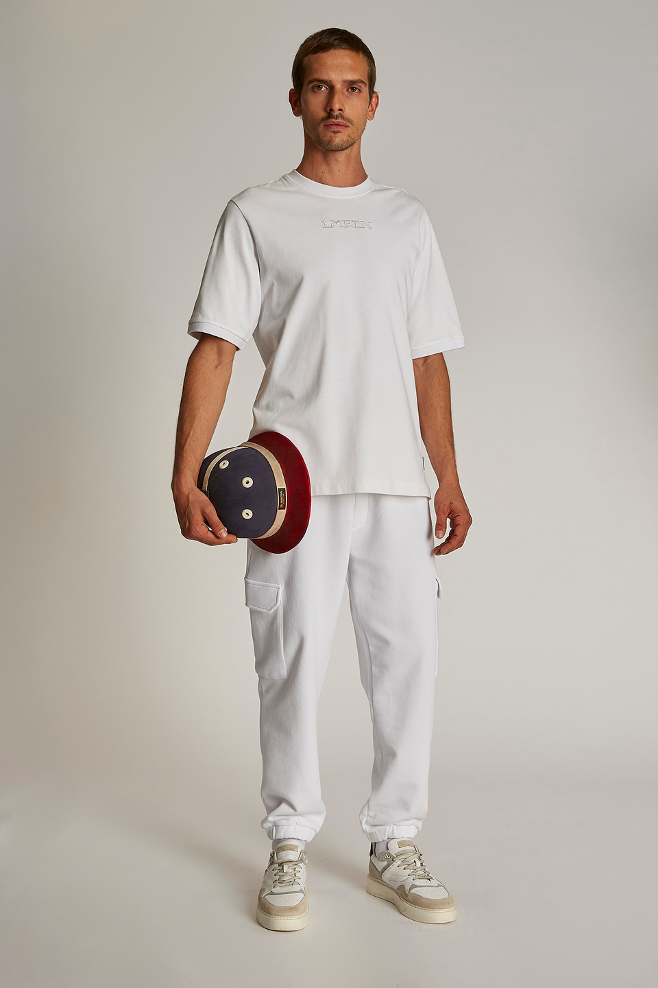 Camiseta de hombre de algodón de manga corta, modelo oversize - La Martina - Official Online Shop