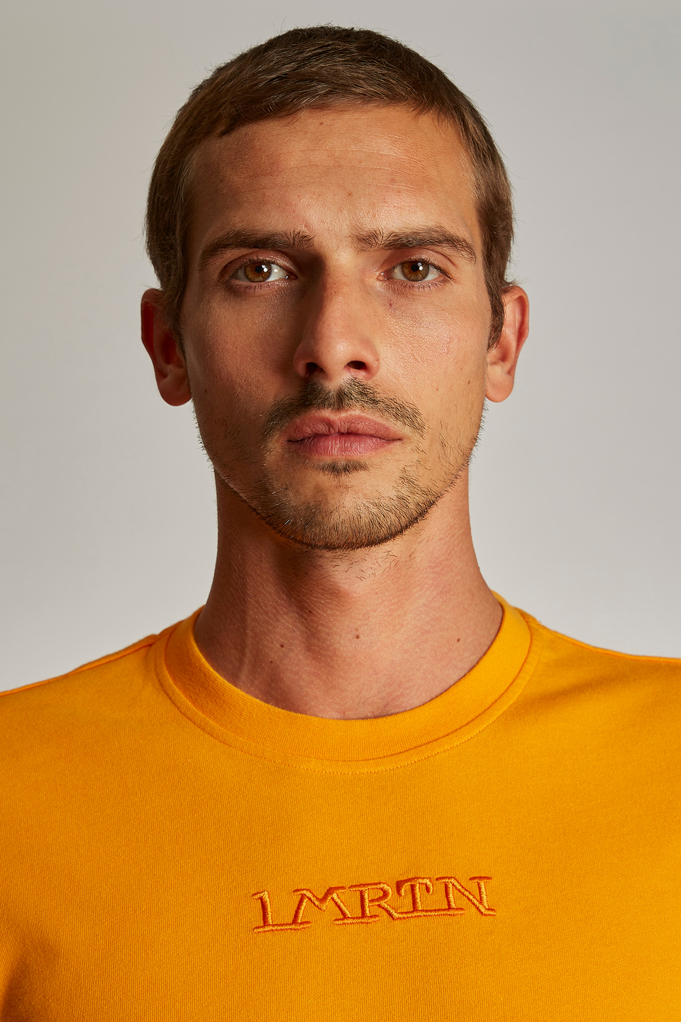 T-shirt homme en coton à manches courtes et coupe oversize - La Martina - Official Online Shop