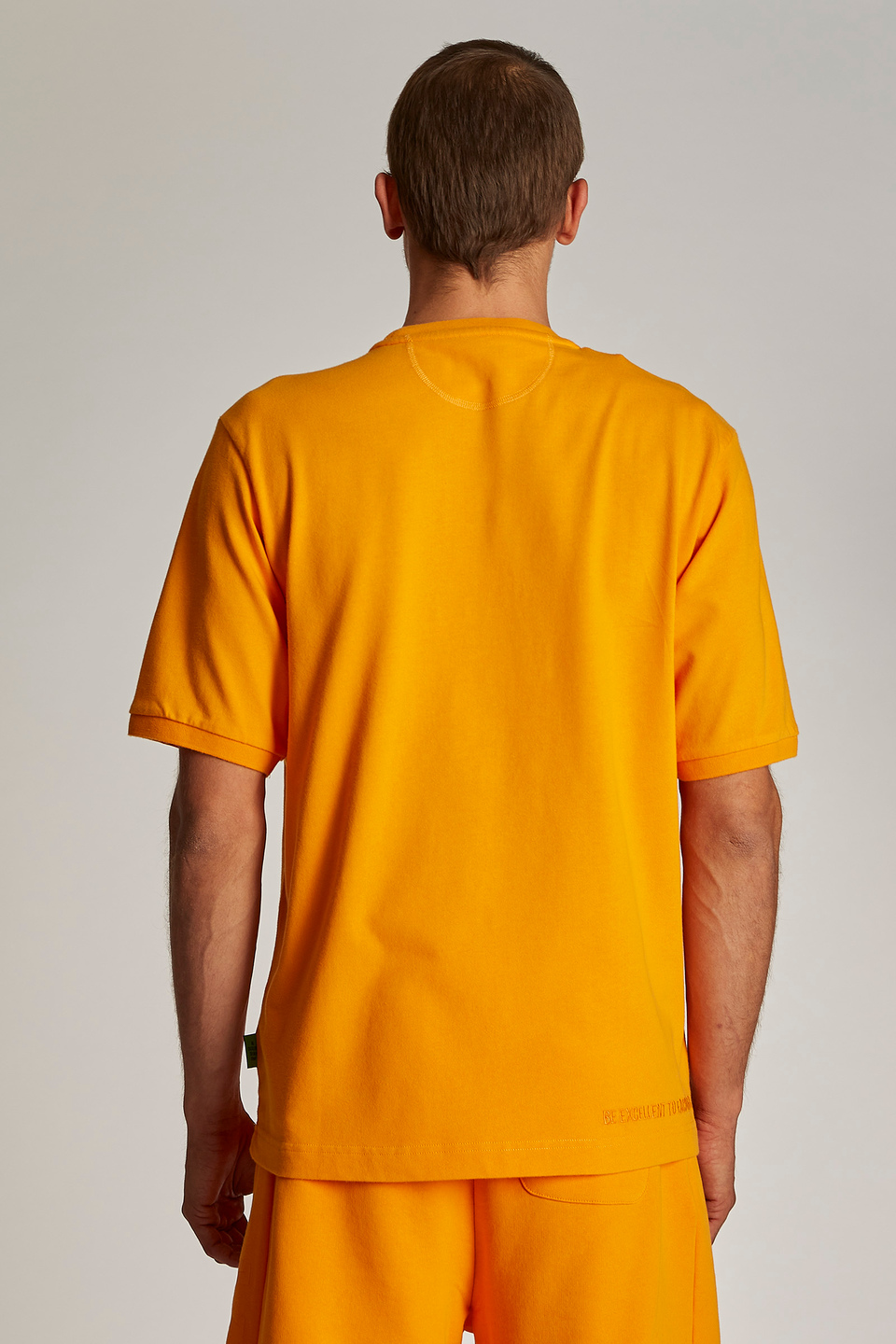 Men's oversized short-sleeved cotton T-shirt - La Martina - Official Online Shop
