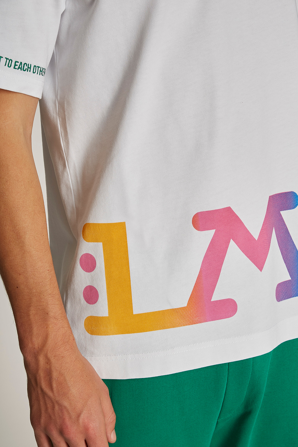 Men's oversized short-sleeved T-shirt - La Martina - Official Online Shop