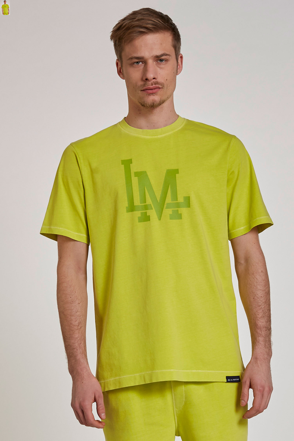 T-shirt da uomo a maniche corte in cotone modello over - La Martina - Official Online Shop