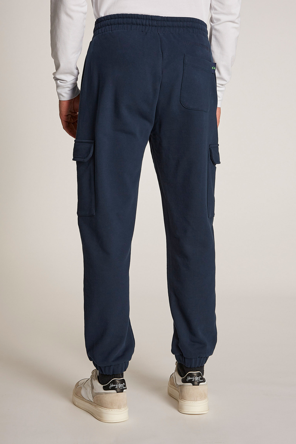 Pantalone da uomo in cotone modello jogger over - La Martina - Official Online Shop