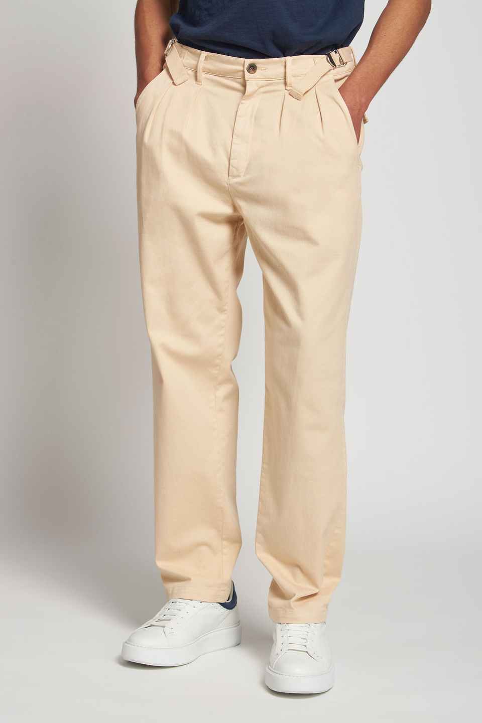 Pantalone da uomo modello chino regular fit - La Martina - Official Online Shop