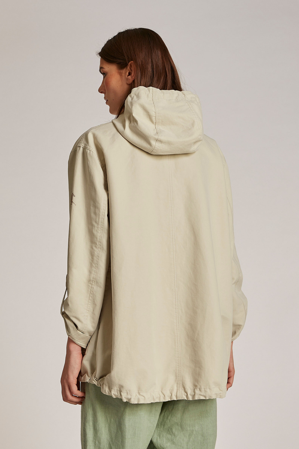 Women's regular-fit zip-up cotton sweatshirt - La Martina - Official Online Shop