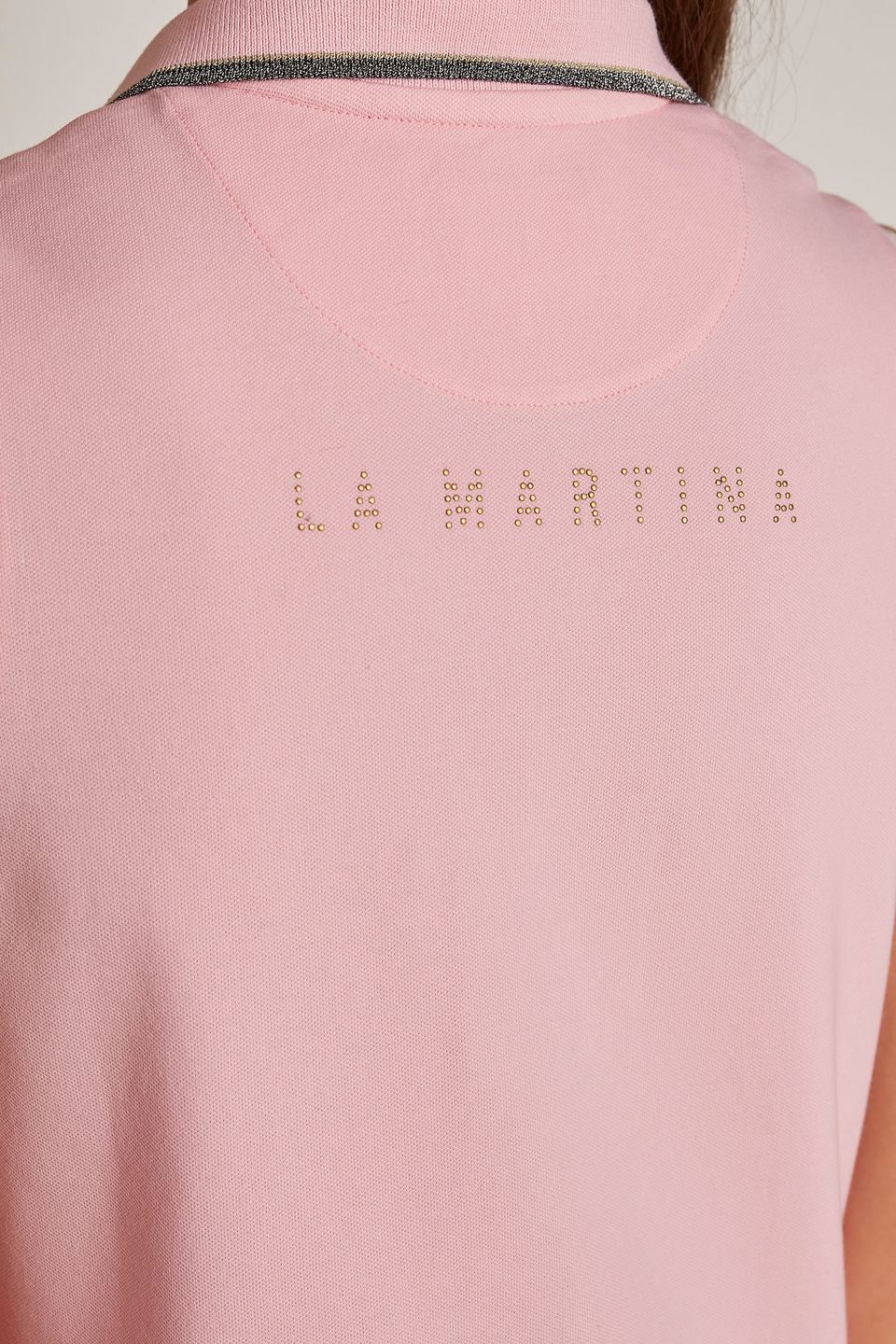 Polo da donna senza maniche in piqué regular fit - La Martina - Official Online Shop