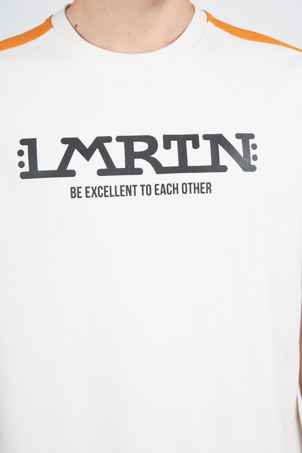 T-shirt da uomo a maniche corte modello girocollo oversize - La Martina - Official Online Shop
