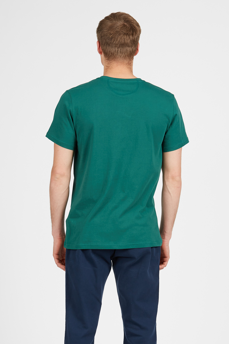 T-shirt da uomo a maniche corte modello girocollo regular fit - La Martina - Official Online Shop