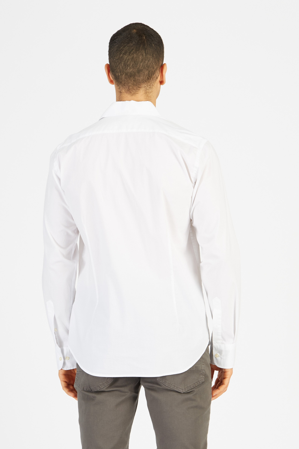 Men's regular-fit cotton shirt - La Martina - Official Online Shop