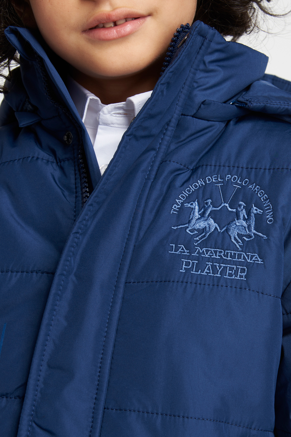 Unifarbene Jacke mit Kapuze | La Martina - Official Online Shop