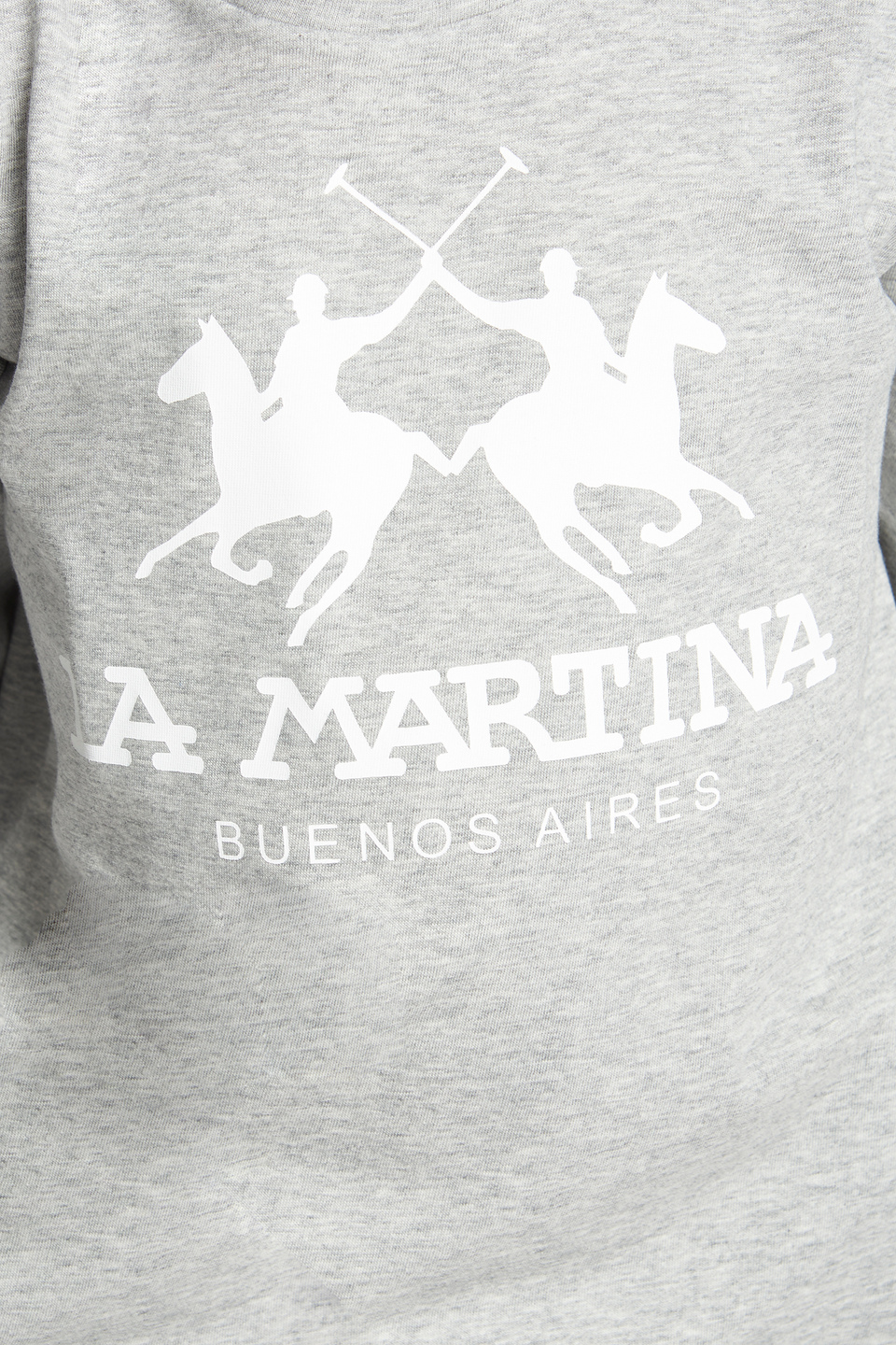 T-Shirt in Uni mit Langarm | La Martina - Official Online Shop