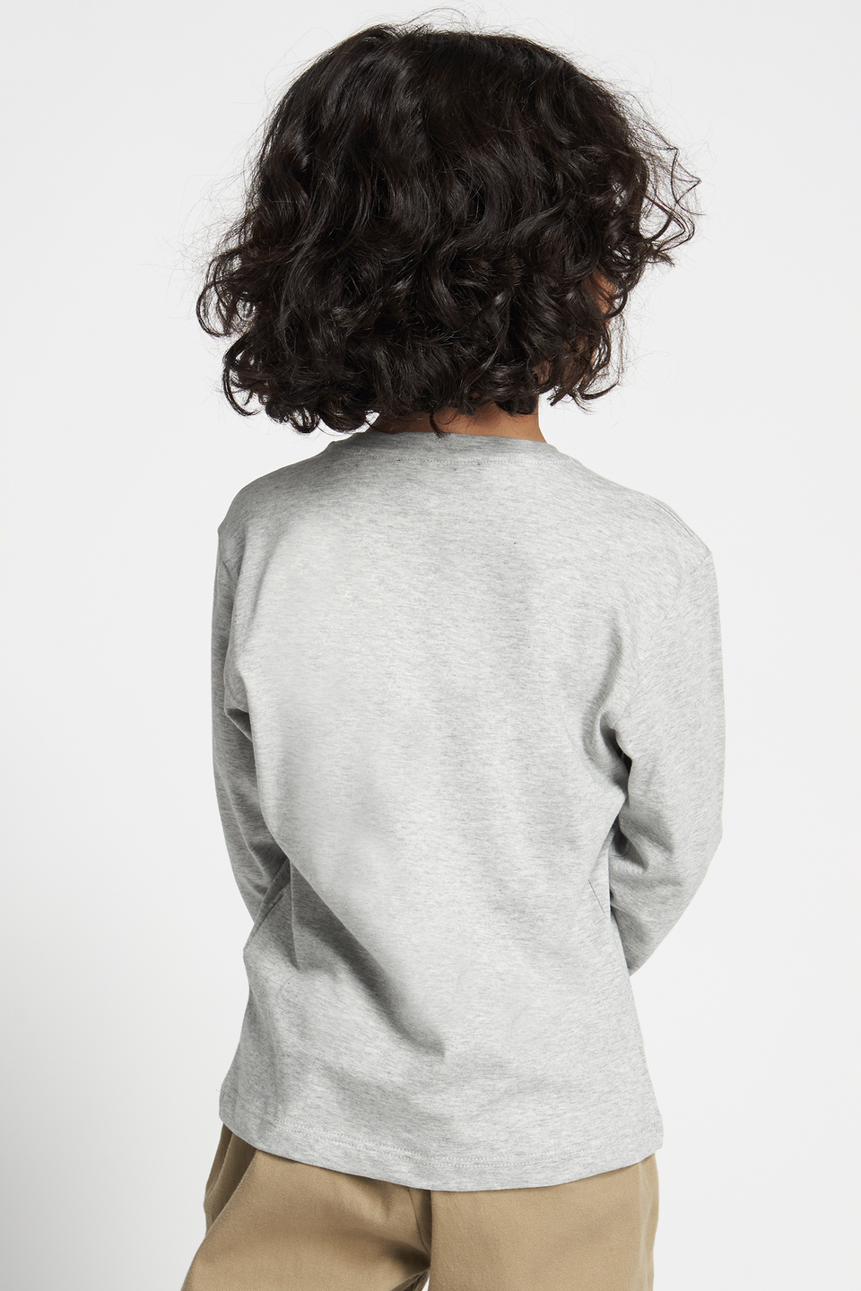 Plain-coloured long-sleeved T-shirt | La Martina - Official Online Shop