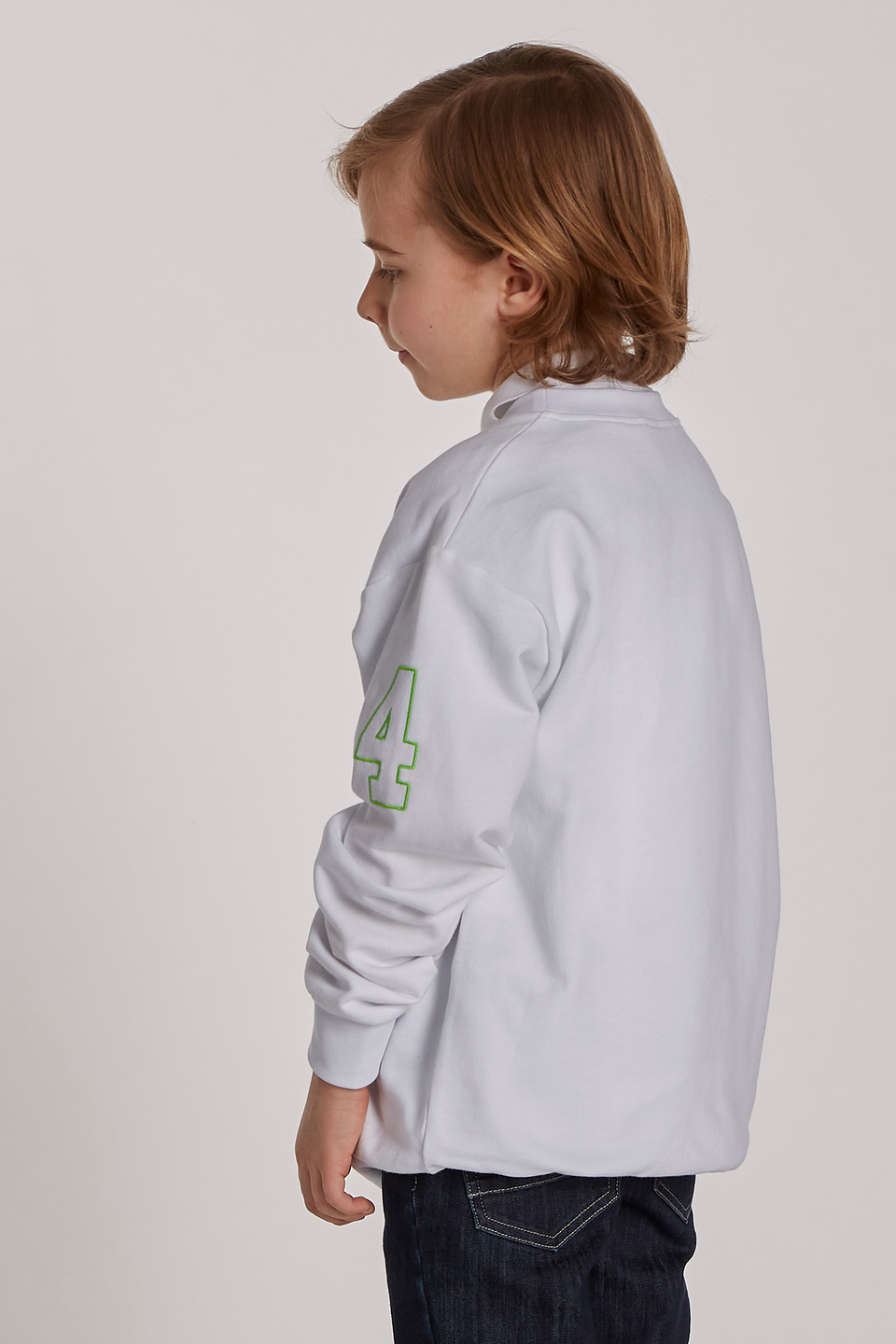 Solid crewneck sweatshirt | La Martina - Official Online Shop