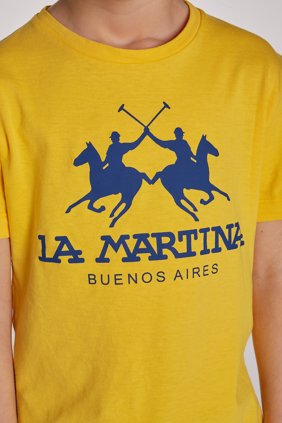 T-shirt uni à manches courtes | La Martina - Official Online Shop