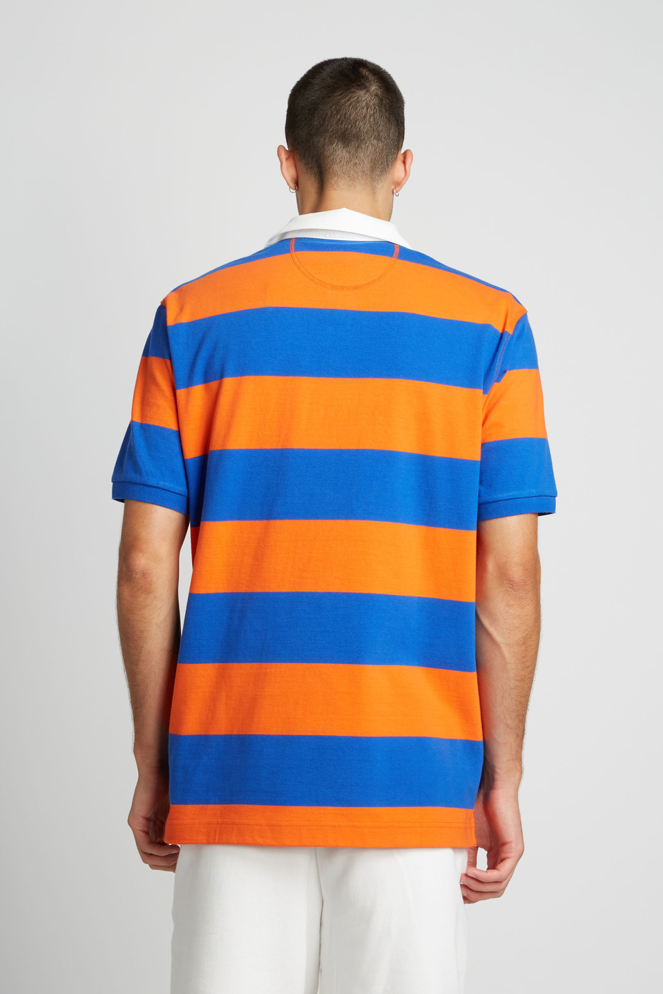 Herren-Poloshirt aus Piqué mit kurzem Arm, oversized Modell | La Martina - Official Online Shop