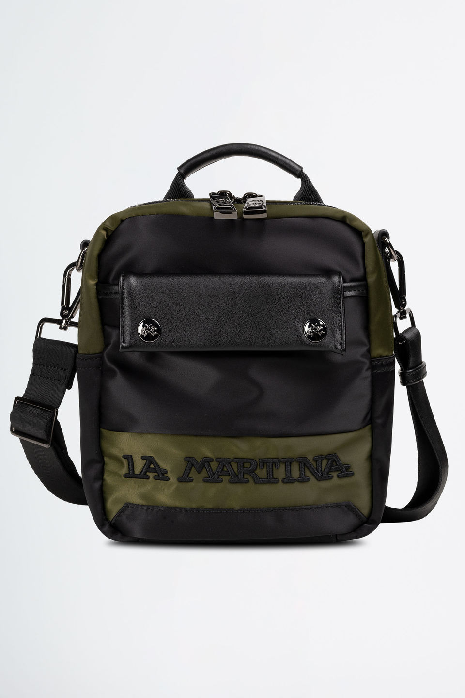 Pouch with shoulder strap in synthetic fabric | La Martina - Official Online Shop