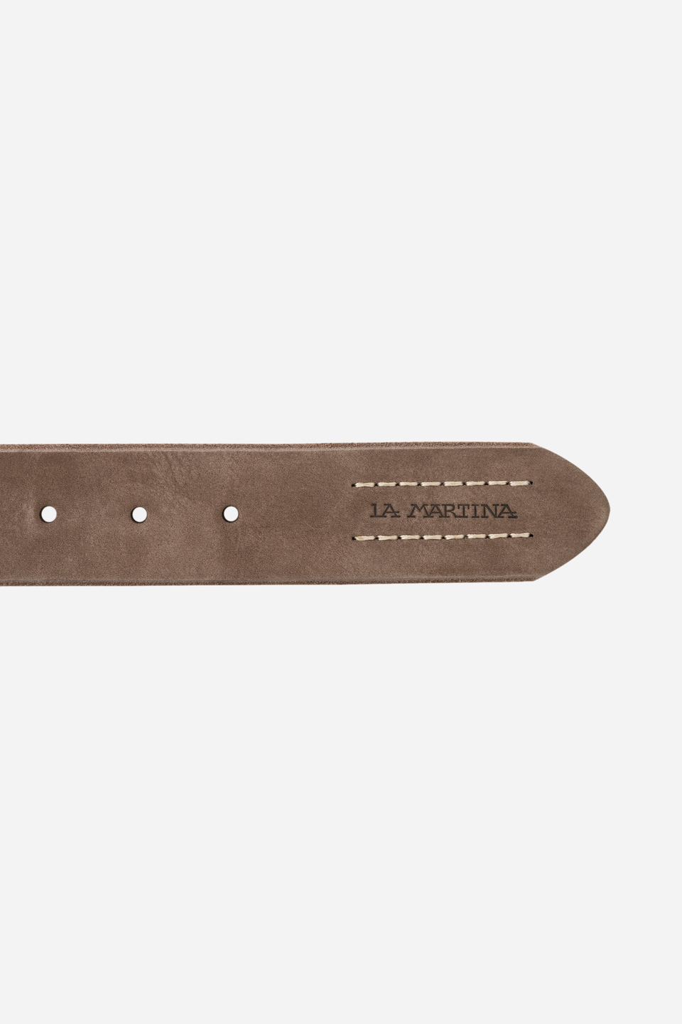 Brown leather belt | La Martina - Official Online Shop