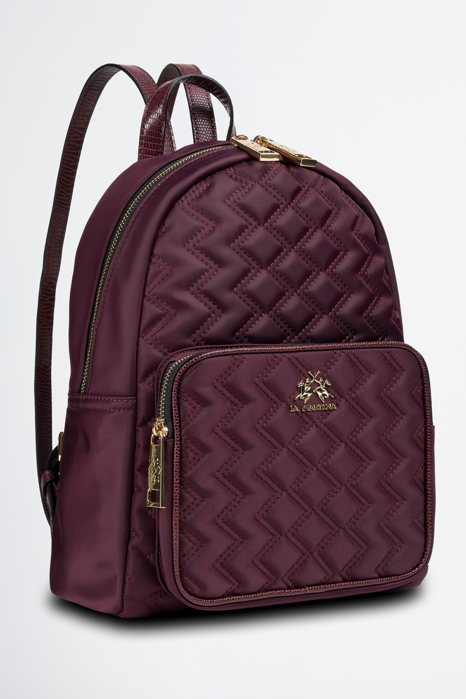 Backpack in synthetic quilted fabric | La Martina - Official Online Shop