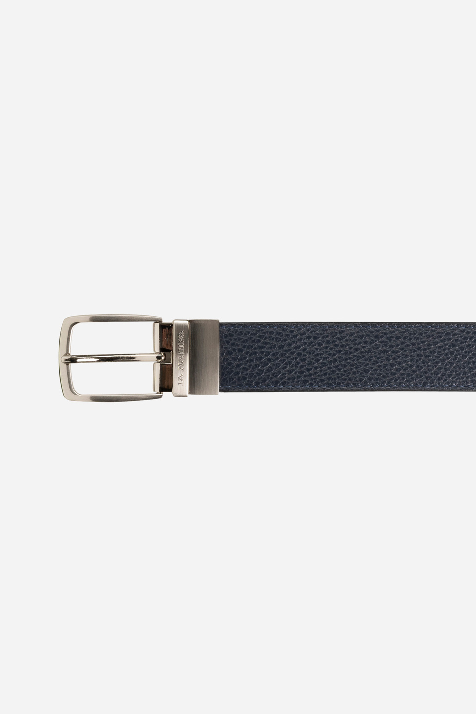 Navy blue men leather belt | La Martina - Official Online Shop