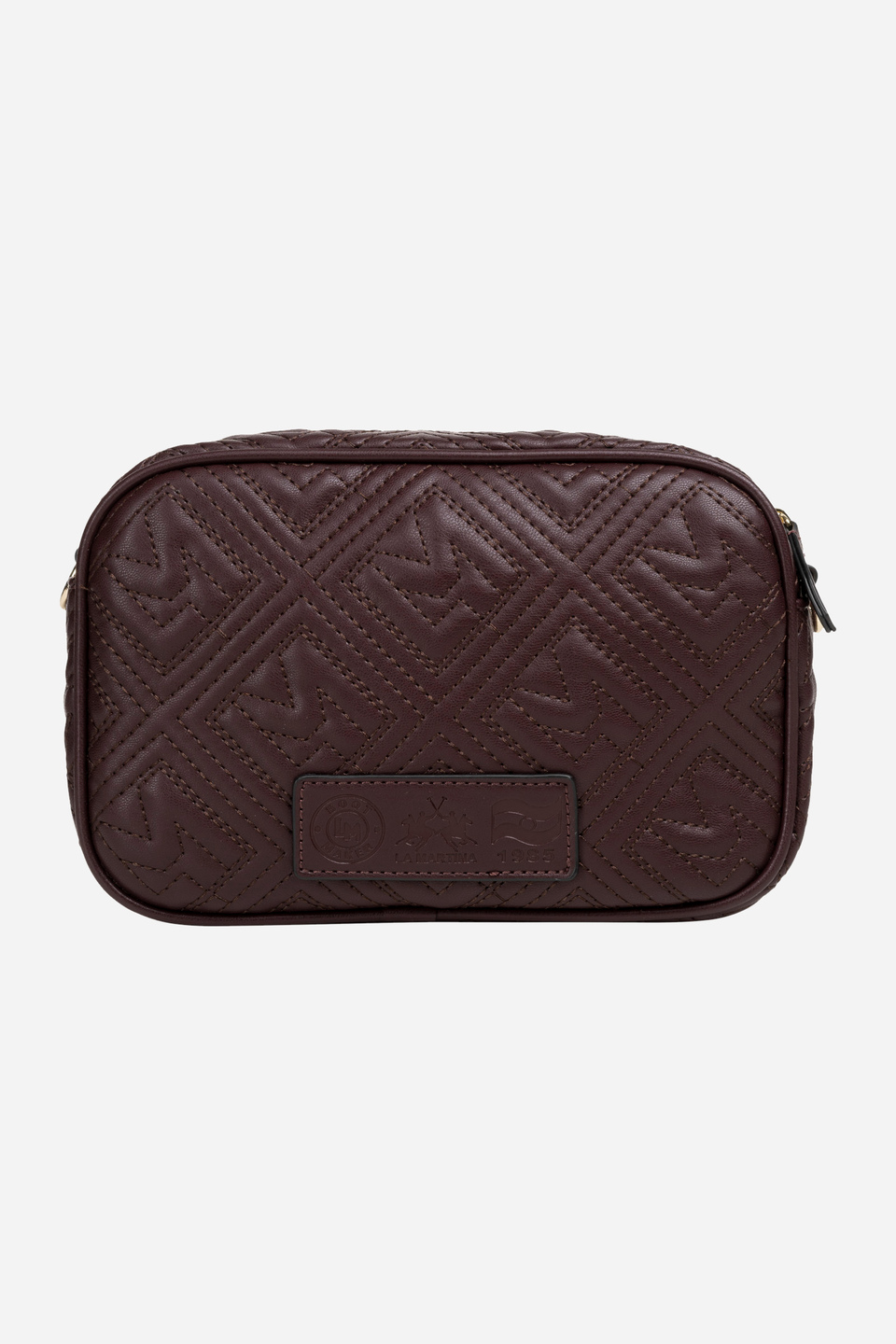PU fabric burgundy women shoulder bag - Alice | La Martina - Official Online Shop