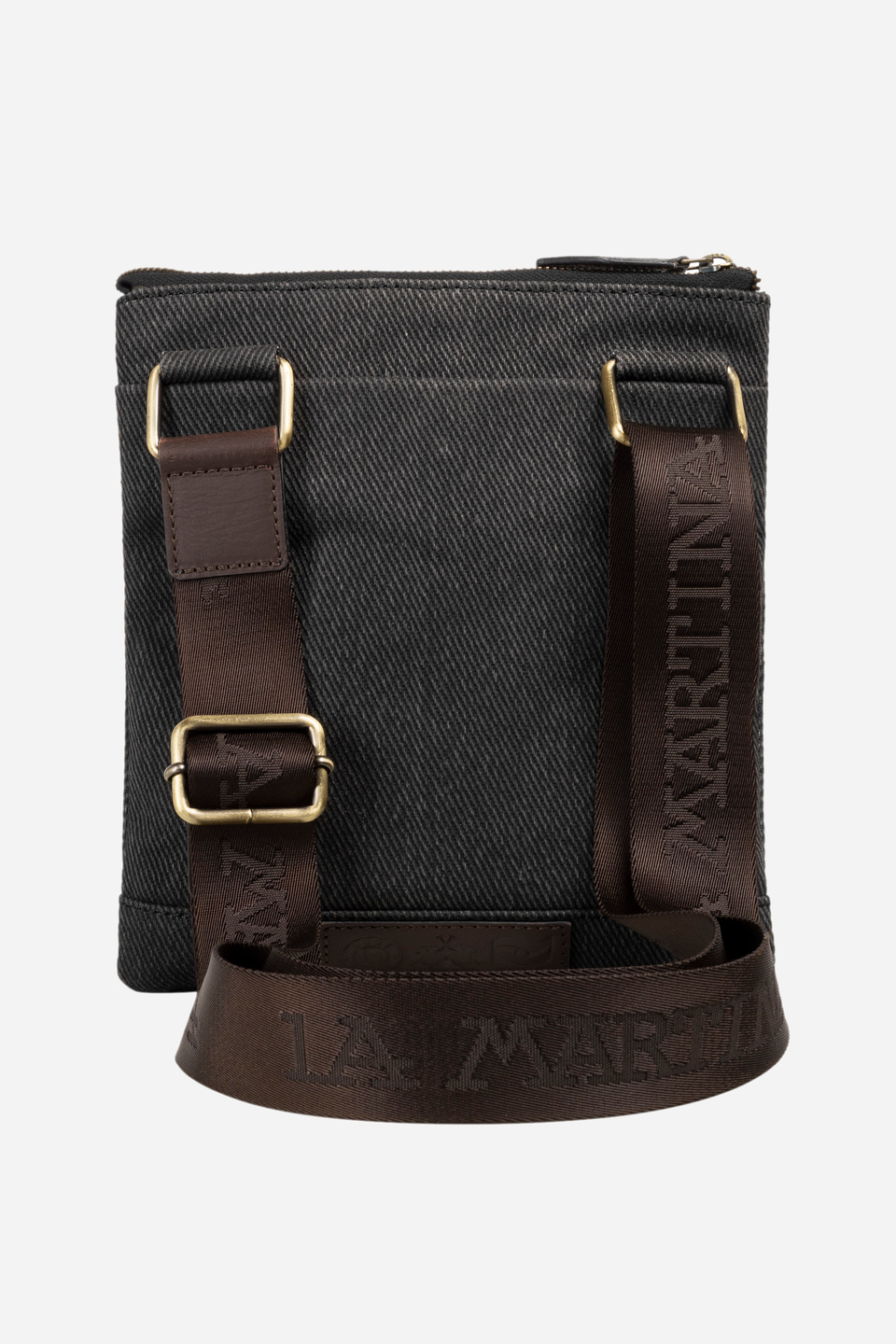 Men's crossbody bag in cotton and leather - Ivan | La Martina - Official Online Shop