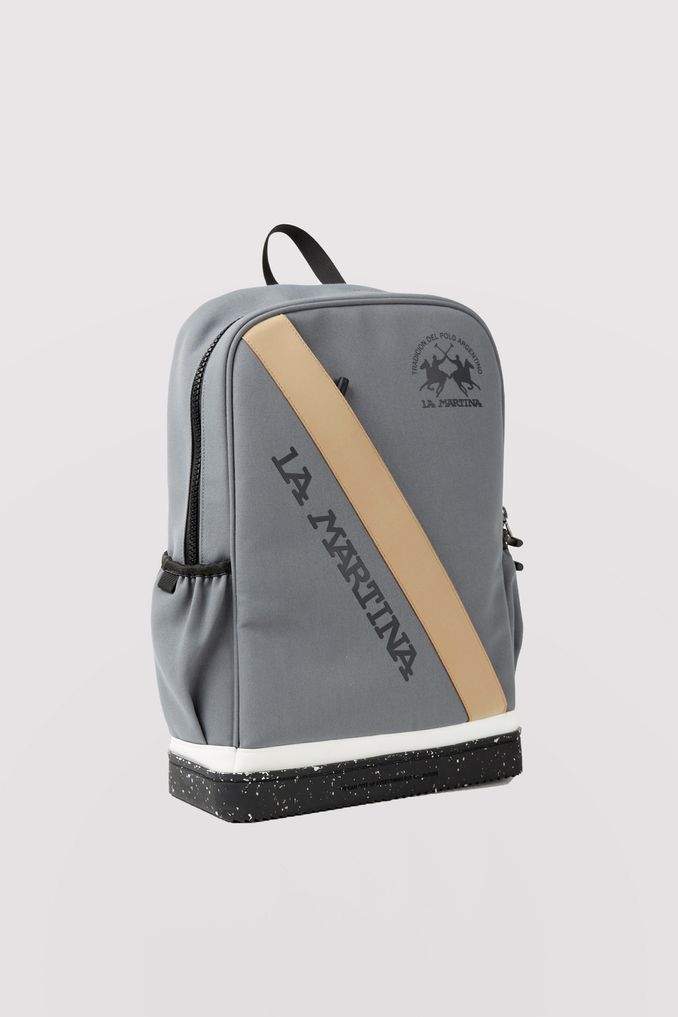 Vegan Nubuck leather and Cordura backpack | La Martina - Official Online Shop