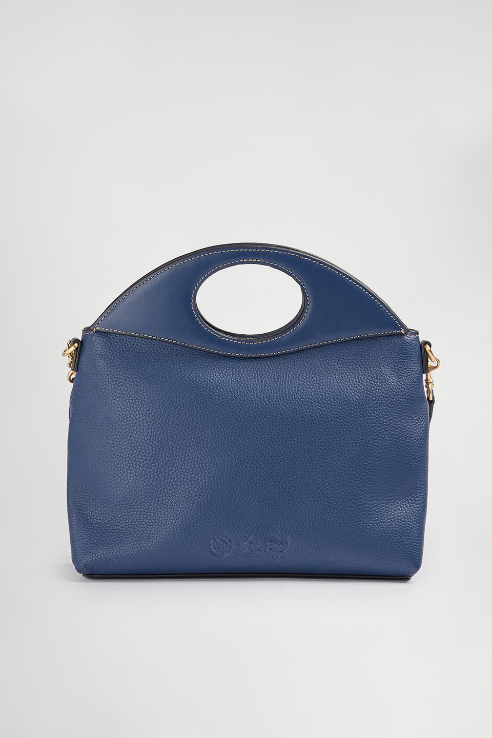 Leather bag Navy La Martina | Shop Online