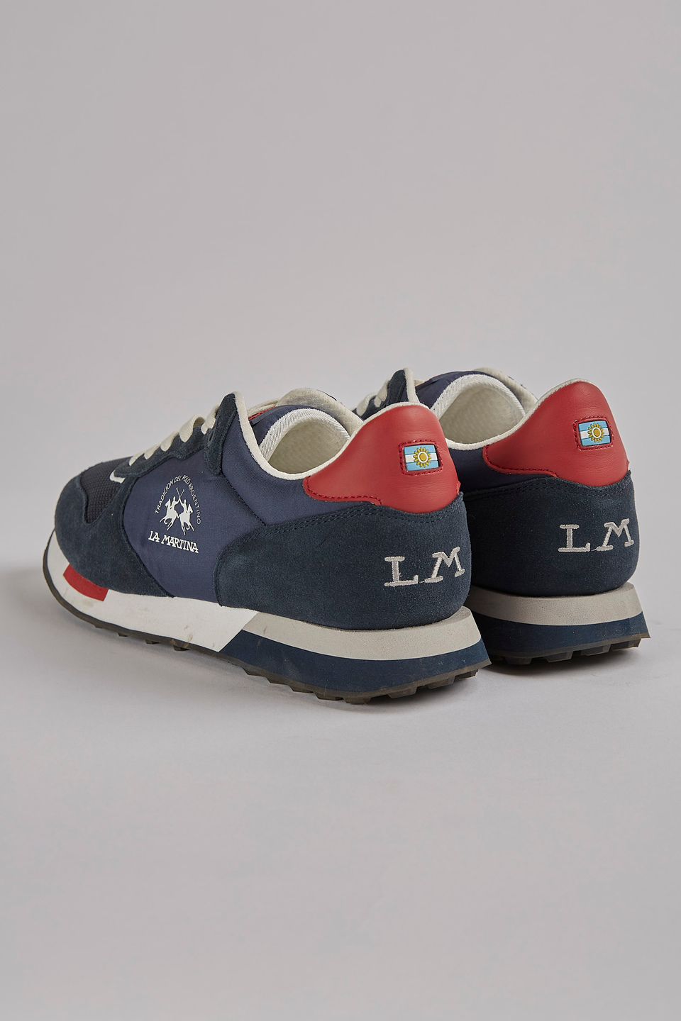 Sneaker aus gemischtem Material | La Martina - Official Online Shop
