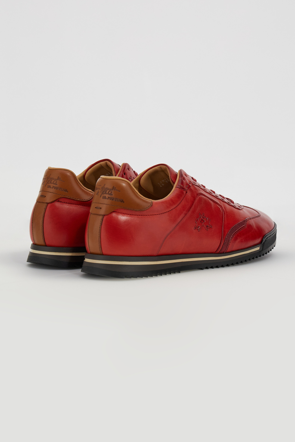 Heritage leather trainers | La Martina - Official Online Shop