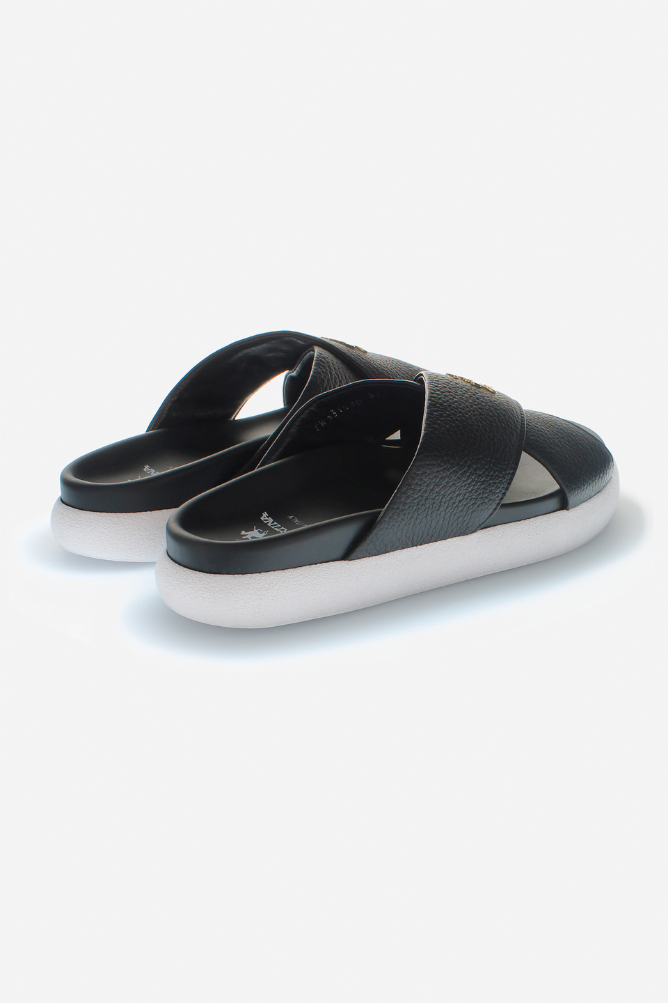 Leather sandals | La Martina - Official Online Shop