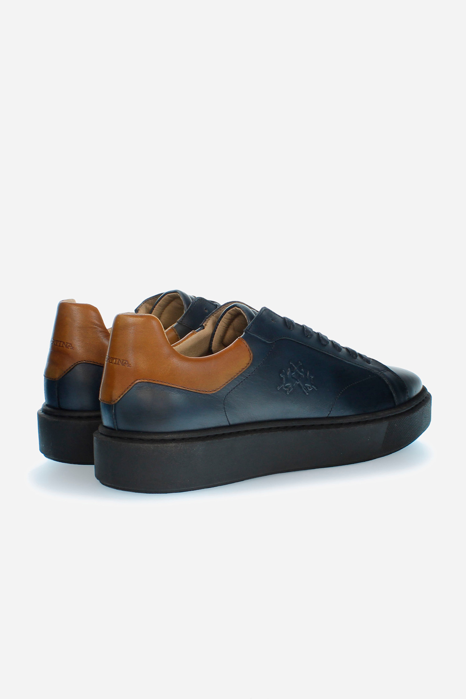 Herren Sneakers aus pflanzlichem Kalbsleder | La Martina - Official Online Shop