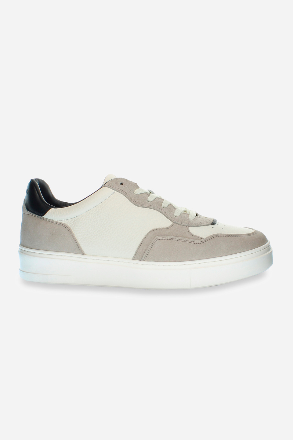 Men basket trainers in mixed suede-leather | La Martina - Official Online Shop