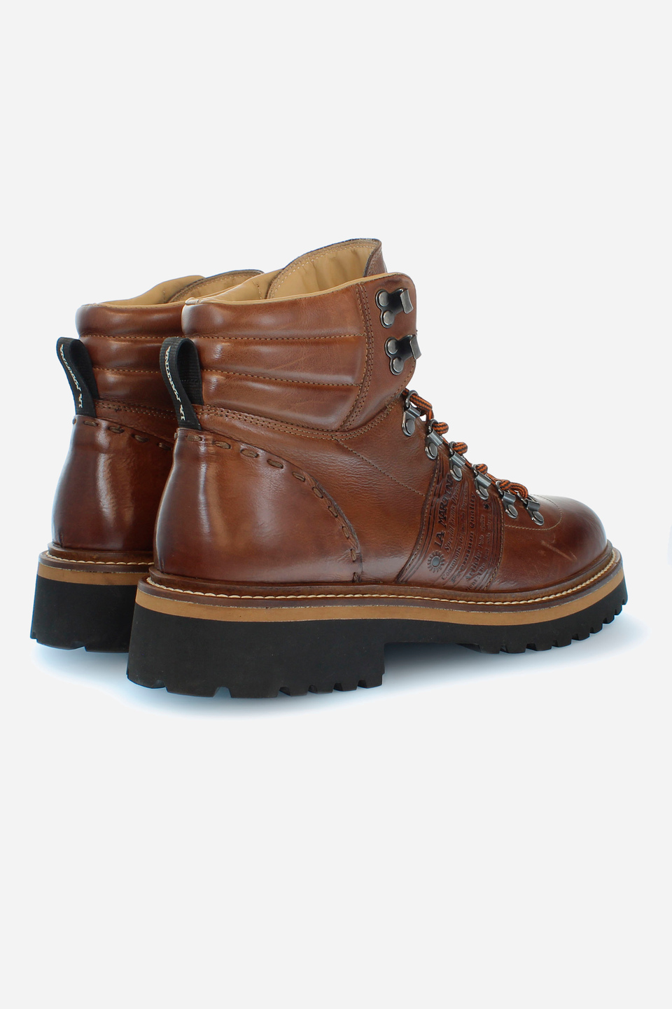 Men's urban style ankle boot in leather | La Martina - Official Online Shop