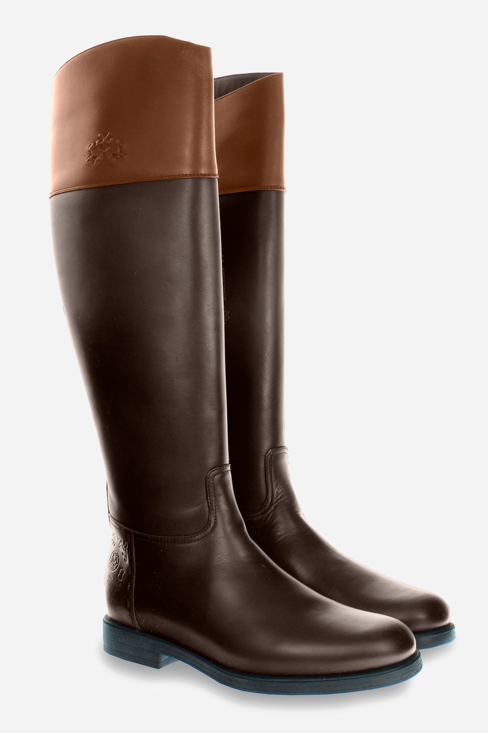 Women's equestrian-inspired boot in soft cowhide | La Martina - Official Online Shop
