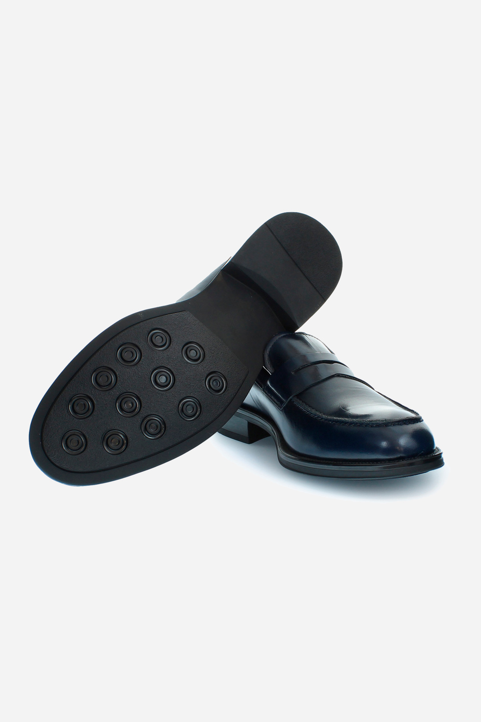 Men's college loafers in leather | La Martina - Official Online Shop