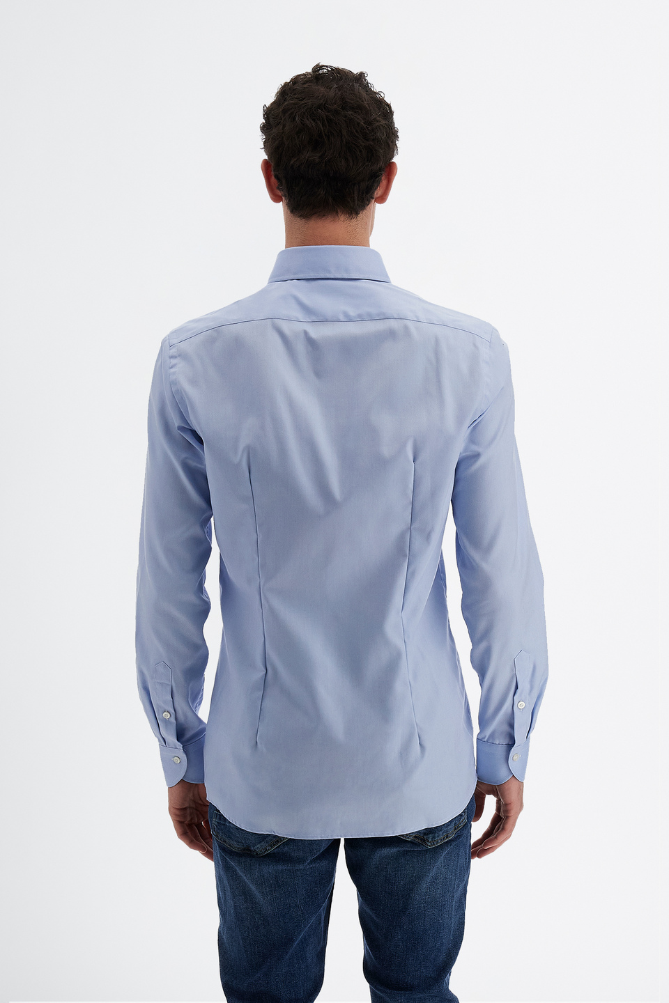 Men’s classic style regular fit long sleeve cotton shirt - Passion | La Martina - Official Online Shop