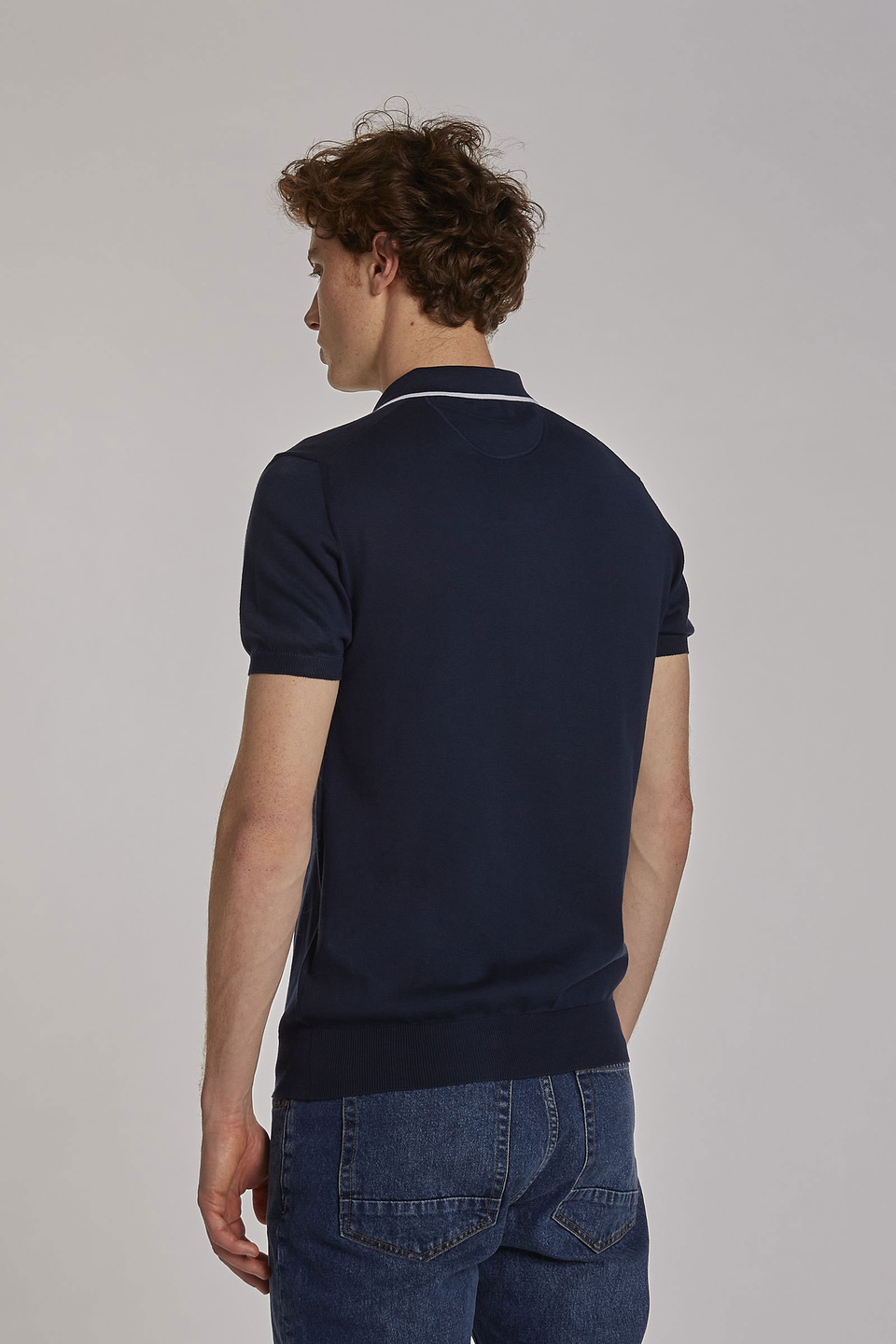 Herren-Poloshirt mit kurzen Ärmeln aus Baumwolle im Regular Fit | La Martina - Official Online Shop