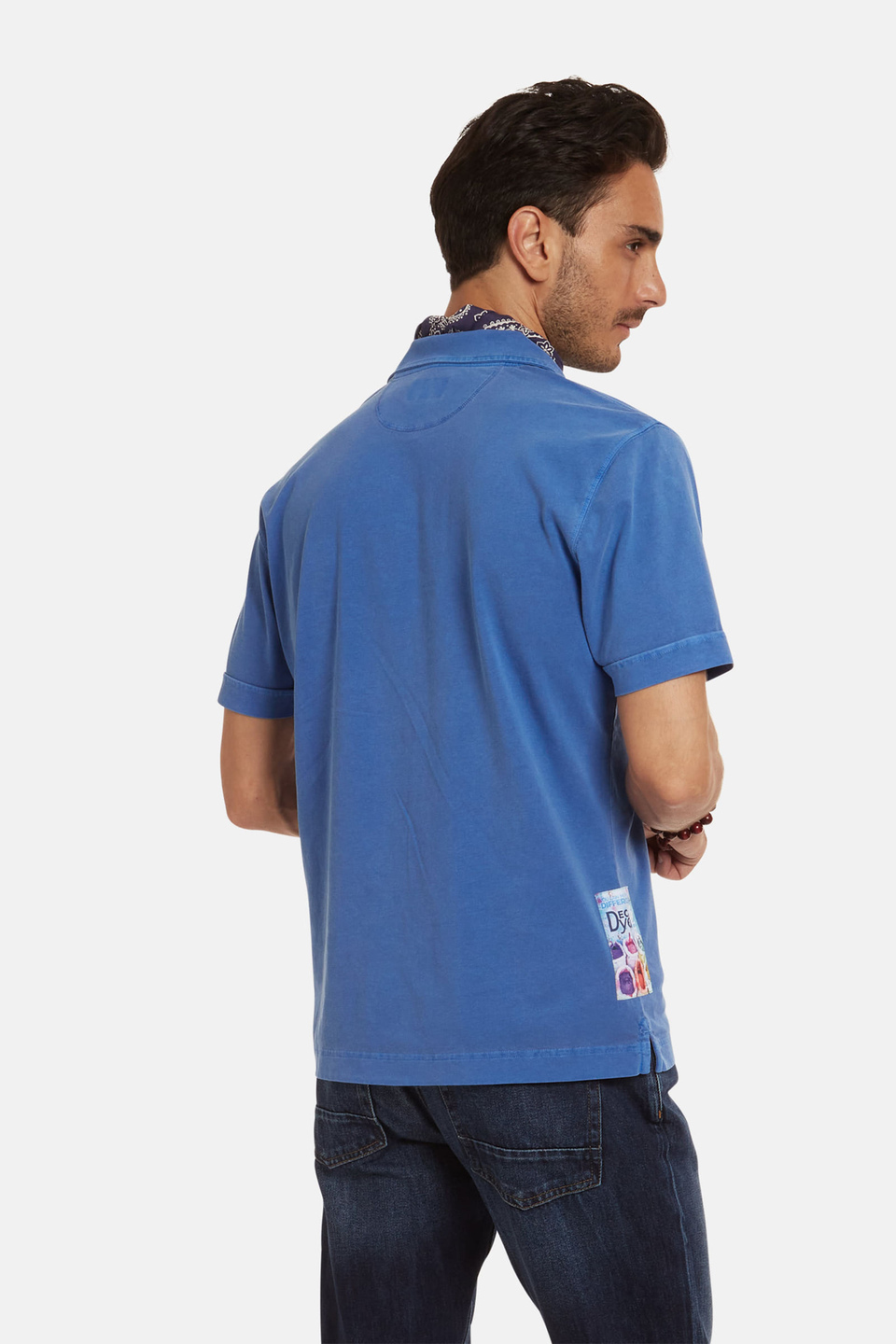 Men's short-sleeved regular-fit cotton polo shirt | La Martina - Official Online Shop