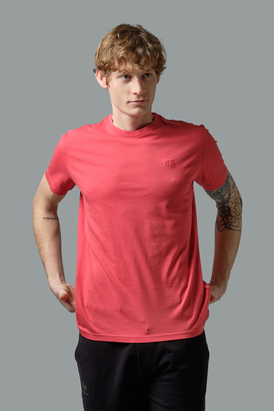 Regular-fit 100% cotton T-shirt | La Martina - Official Online Shop