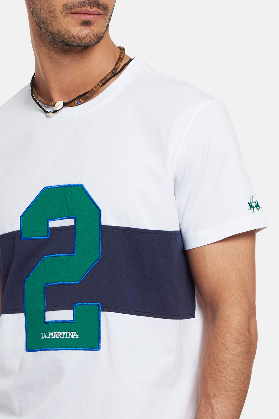 T-shirt homme coton coupe classique | La Martina - Official Online Shop