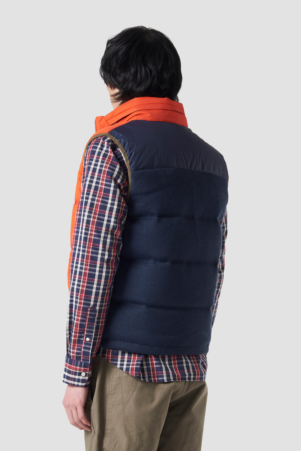Men's wool-blend sleeveless down jacket | La Martina - Official Online Shop